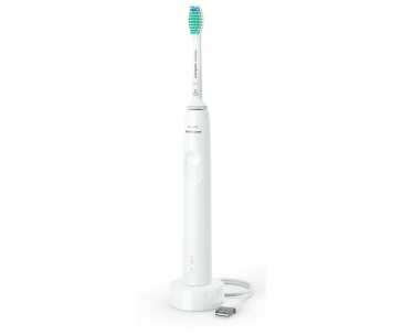 Philips Sonicare 3100 HX3671/13 elektrický zubní kartáček, 1 režim, časovač, tlakový senzor, bílý