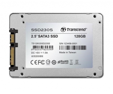 TRANSCEND SSD 230S 128GB, SATA III 6Gb/s, 3D TLC, Aluminum case