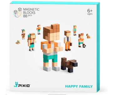 PIXIO Happy Family magnetická stavebnice