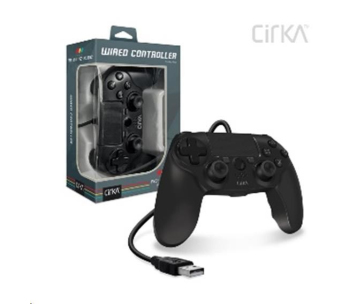 Cirka NuForce Wired Game Controller for PS4/PC/Mac (Black)