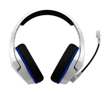 HyperX Cloud Stinger Core - Wireless Gaming Headset (White-Blue) - PS5-PS4 (HHSS1C-KB-WT/G)- Sluchátka pro herní konsole