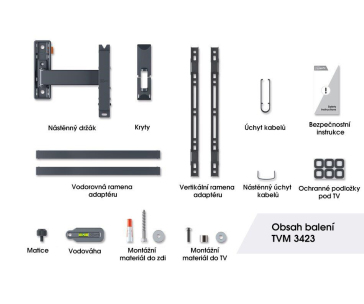 Vogel's TVM 3423 TV rameno 2 klouby M