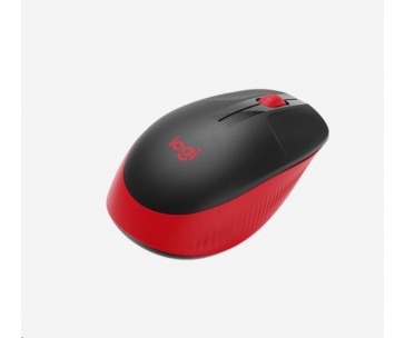 Logitech Wireless Mouse M190 Full-Size, red