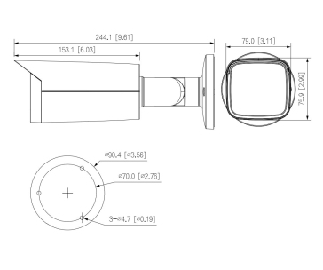 Dahua IPC-HFW3541T-ZAS-27135-S2, IP kamera, 5Mpx, 1/2.7" CMOS, objektiv 2,7-13,5 mm, IR<60, IP67, IK10