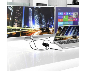 Club3D Adaptér USB A na 2xHDMI 2.0 Dual Monitor 4K 60Hz (M/F)