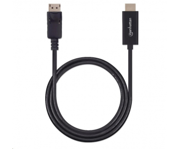 MANHATTAN Kabel DisplayPort na HDMI, 1.8m, černý