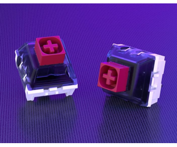 Endorfy herní klávesnice Thock 75% Red/ drátová / USB / red switch / mechanická / US layout / černá RGB