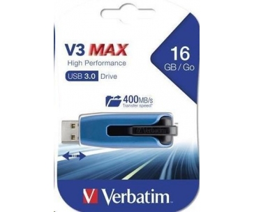 VERBATIM Flash Disk 16GB V3 MAX USB 3.0, modrá