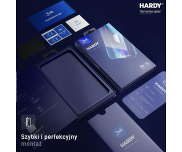 3mk tvrzené sklo Hardy pro Apple iPhone 15 / iPhone 16