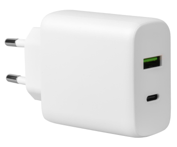 AVACOM HomePRO+ síťová nabíječka s Power Delivery 65W s výstupy USB-C a USB-A