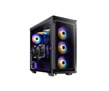 ADATA XPG case BATTLECRUISER Mid-Tower, bez zdroje, 4x 120mm ARGB Fan, Bílá