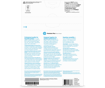 HP Premium Plus Semi-gloss Photo Paper-20 sht/A4/210 x 297 mm, 300 g/m2, CR673A