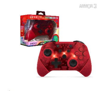 Armor3 NuChamp Wireless Controller for Nintendo Switch (Red LED)