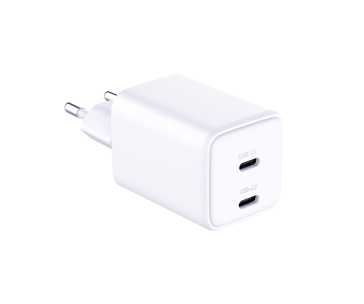 3mk Hyper Charger PD 45W+USB Cable C to C White