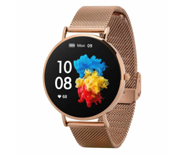 Garett Smartwatch Verona zlatá, ocel