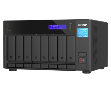 QNAP TVS-h874T-i9-64G (16C/i9/64GBRAM/8xSATA/2xM.2/2x2,5GbE/2xTB/3xUSB3.2/1xHDMI/2xPCIe)