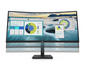 HP LCD P34hc 34" Wide VA (3440x1440, 5ms, 250nits, 3500:1,DP, HDMI, USB-C(DP, 65W out),USB 3.2 4x, 3w Repro