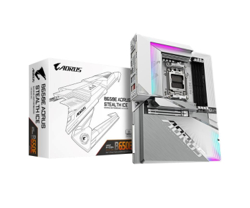 GIGABYTE MB Sc AM5 B650E AORUS STEALTH ICE, AMD B650, 4xDDR5, 2x HDMI, 1xUSB-C, WI-FI, E-ATX