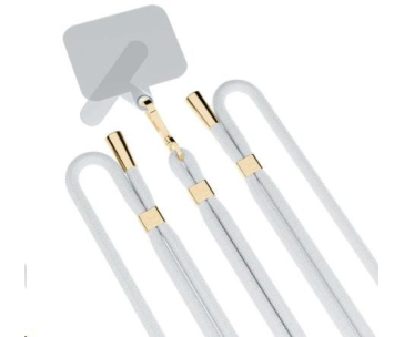 3mk EasyClip White (gold)