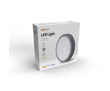 Solight LED venkovní osvětlení Siena, šedé, 20W, 1500lm, 4000K, IP54, 23cm