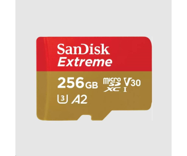 SanDisk micro SDXC karta 256GB Extreme Mobile Gaming (190 MB/s Class 10, UHS-I U3 V30)