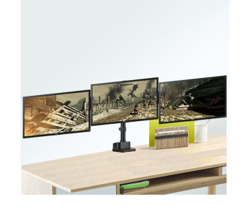 Profi stolní držák na 3 monitory Fiber Mounts M8C11