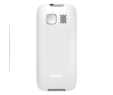 EVOLVEO EasyPhone, mobilní telefon pro seniory s nabíjecím stojánkem, bílá