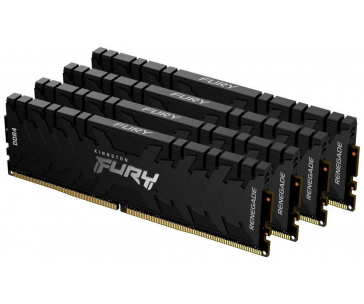 KINGSTON DIMM DDR4 32GB (Kit of 4) 3200MT/s CL16 FURY Renegade Černá