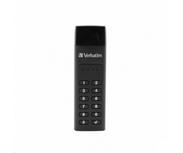 VERBATIM USB C 3.1 Drive 64 GB - Keypad Secure (R:160/W:140 MB/s) GDPR