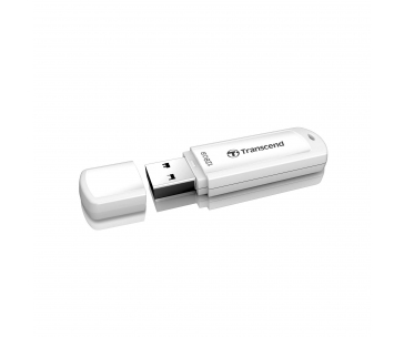 TRANSCEND Flash Disk 128GB JetFlash®730, USB 3.1 (R:80/W:25 MB/s) bílý