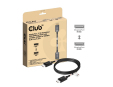 Club3D Kabel DisplayPort 2.1 na DisplayPort 2.1, DP80, 4K120Hz/10K60Hz (M/M), 1.6m, černá