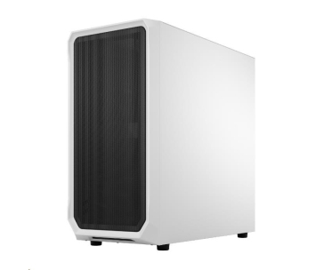 FRACTAL DESIGN skříň Focus 2 White TG Clear Tint, 2x USB 3.0, bez zdroje, mATX