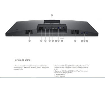 DELL LCD C2423H - 23.8"/IPS/LED/FHD/1920x1080/16:9/60Hz/8ms/1000:1/250 cd/m2/Speaker/HDMI/DP/Pivot/VESA/3YNBD (210-BDSL)