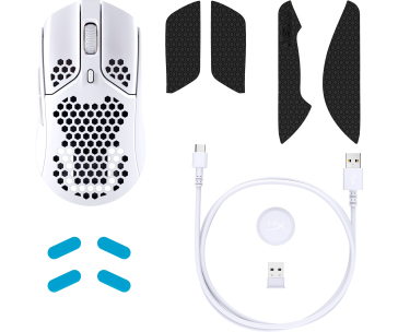 HyperX Pulsefire Haste - Wireless Gaming Mouse (White) (HMSH1-B-WT/G) - Myš