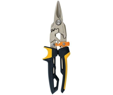 Fiskars PowerGear převodové nůžky na plech, přímé