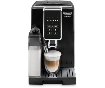 BAZAR - DeLonghi Dinamica ECAM 350.50.B automaticý kávovar, 15 bar, 1450 W, vestavěný mlýnek, mléčný systém - použito