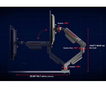 ASUS  AAS01 ROG Ergo Monitor Arm