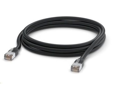 UBNT UACC-Cable-Patch-Outdoor-3M-BK, Outdoor UniFi patch kabel, 3m, Cat5e, černý