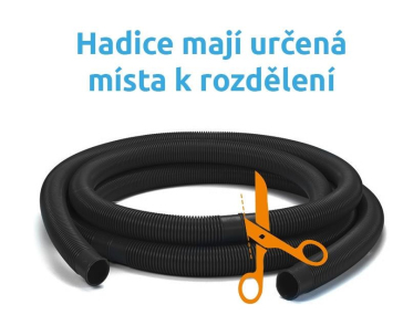 Marimex hadice v metráži 5/4" (32 mm) - balení 5 m (černá)