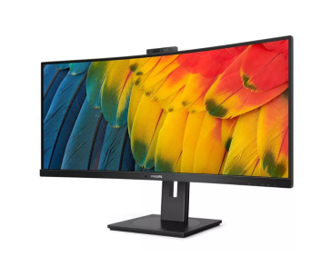 Philips MT VA LED 34" 34B1U5600CH/00 - VA panel, 3440x1440, HDMI, DP, USB-C, USB, LAN, repro, nast vyska, curved, webcam