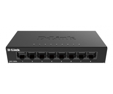 D-Link DGS-108GL 8-port Gigabit Metal Housing Desktop Switch