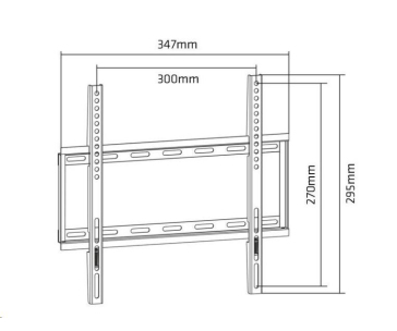 Fixní držák na Tv a monitory Fiber Mounts M6C49