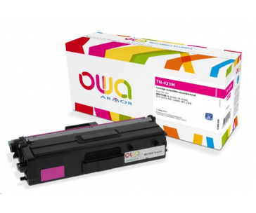 OWA Armor toner pro BROTHER HL-L 8260, 4.000 str., kom. s TN423M červená/magenta