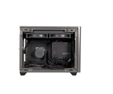 Cooler Master case Ncore 200P MAX, 2x USB 3.2 Gen1, 1x USB-C 3.2 Gen2x2, černá, se zdrojem + vodní chlazení