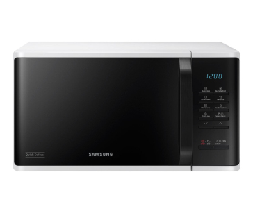 Samsung MS23K3513AW/BA mikrovlnná trouba, 800 W, 23 l, 6 úrovní výkonu, displej, bílá / černá