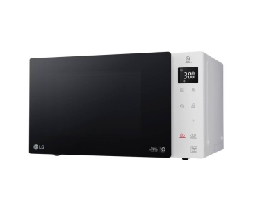 BAZAR - LG MS23NECBW mikrovlnná trouba, 1000 W, 23 l, 5 úrovní výkonu, displej, bílá - Poškozený obal / kosmetická vada