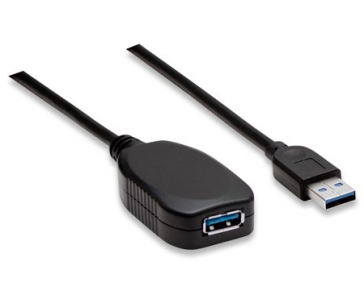 MANHATTAN Kabel USB 3.0 A-A prodlužovací 5m (černý)