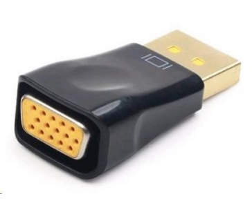 GEMBIRD Redukce DisplayPort - VGA (M/F, černá)