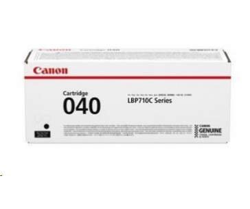 Canon TONER CRG-040BK černý pro i-SENSYS LBP710Cx, LBP712Cx, LBP7780Cx (6300 str.)