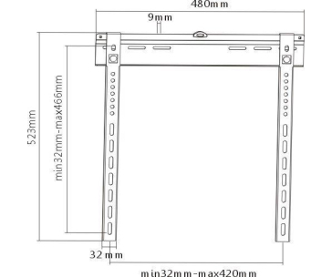 Nejtenčí držák na Tv Fiber Mounts THIN9